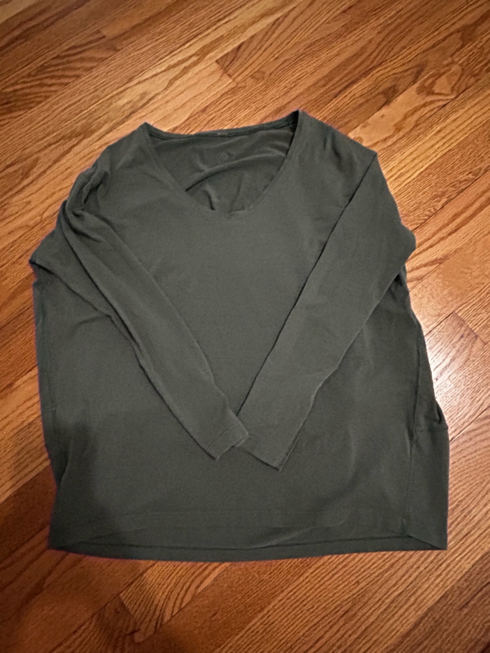 Lululemon Olive Green Long Sleeve Top